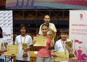 Copiii, primii câştigători la Arad Open 2013