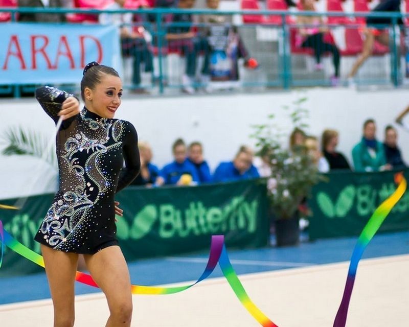  Ştefania Chiriac – în topul gimnasticii ritmice româneşti