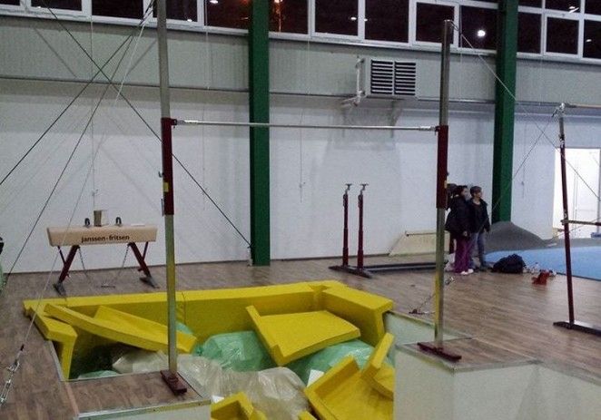 Noua sală de gimnastică prinde contur