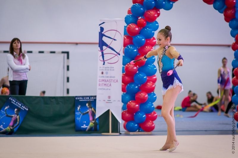  Cupa CSM Arad la gimnastică ritmică – festival al graţiei şi eleganţei