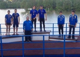 O primă medalie în noul sezon pentru kaiaciştii arădeni