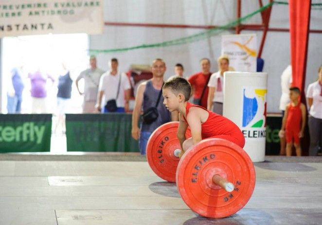 Medalii naţionale pentru micii halterofili ai CSM-ului