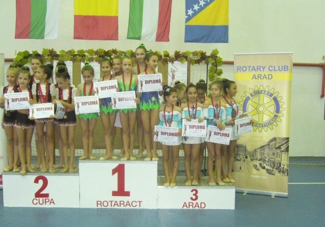 Cupa Rotaract la gimnastică ritmică, regal al graţiei şi eleganţei