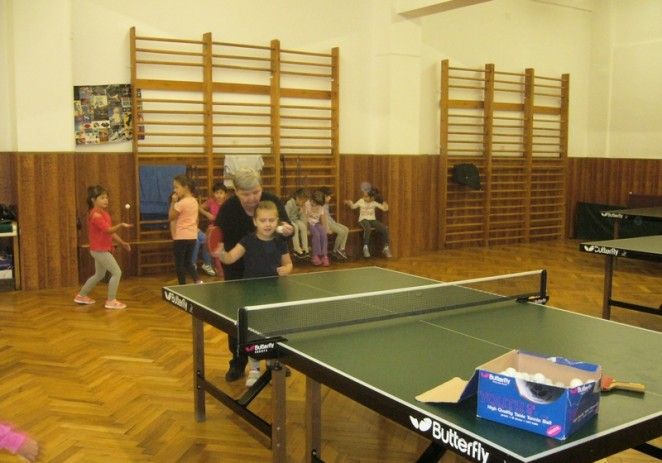 Acţiune de selecţie pentru copii la tenis de masă