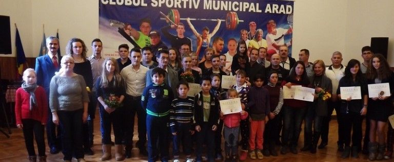 CSM Arad şi-a premiat performerii din 2014