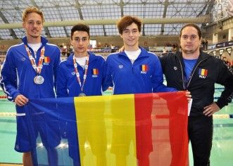 Înotătorii arădeni au urcat pe podiumul balcanic