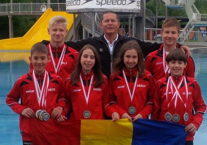 Înotătorii CSM-ului au urcar pe podium în Austria