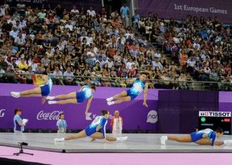 Gimnastul Gabriel Bocşer este medaliat cu argint la Jocurile Europene