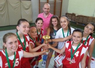 Fetele de la „Peda” au câştigat Cupa Sportsin la baschet