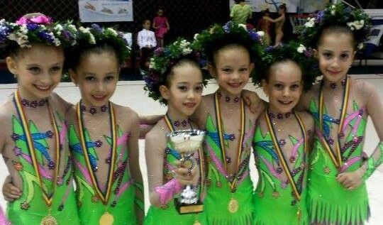 Medalii arădene pe covorul gimnasticii ritmice