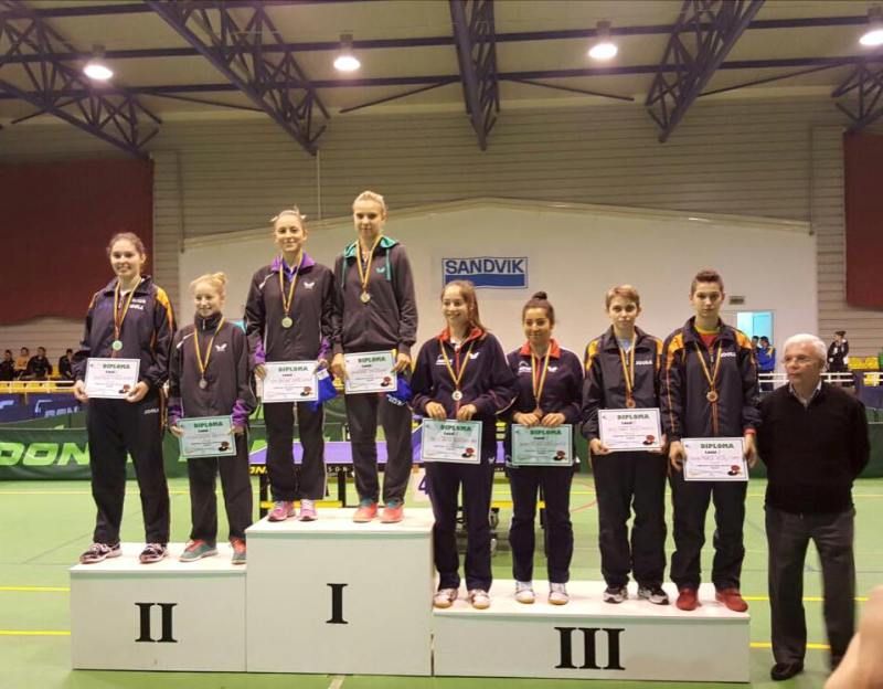  Patru medalii nationale la tenis de masa au fost cucerite de sportivii de la CSM Arad
