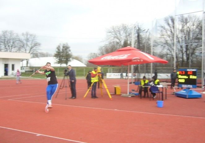 Raul Rusu e vicecampion național la suliță. Un nou record stabilit la Arad