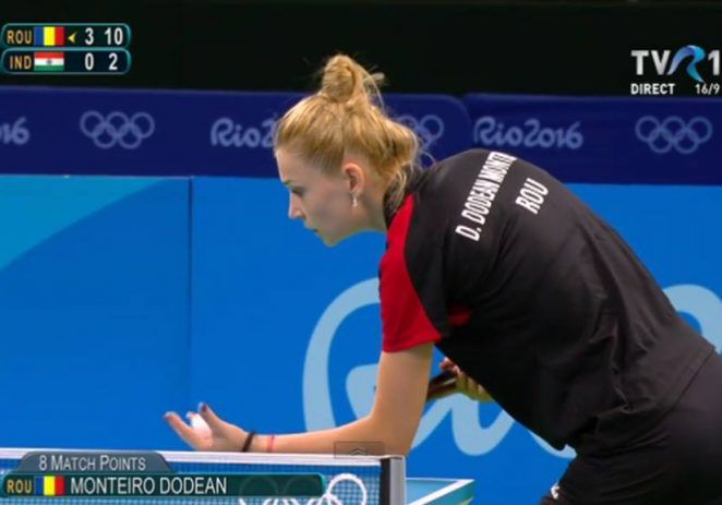 Rio 2016: Dodean e în turul trei, după 4-1 cu chinezoaica Li Qian!