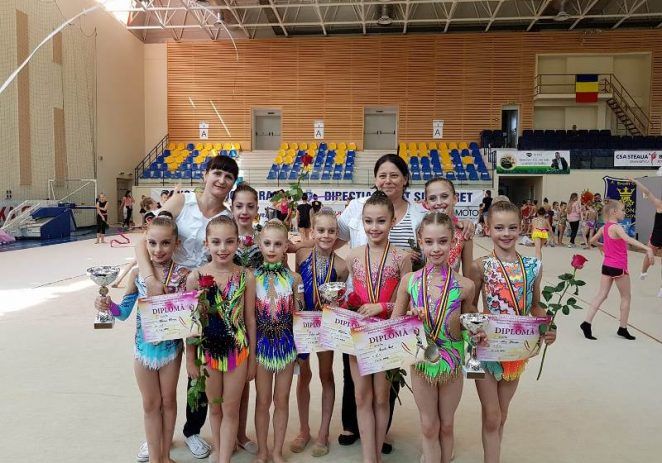 Aur pentru micuțele gimnaste arădene!