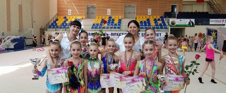 Aur pentru micuțele gimnaste arădene!