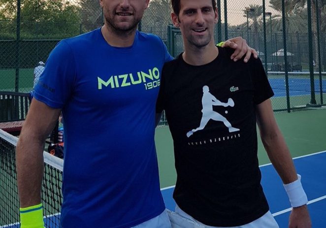 Marius Copil pregătește noul an alături de Djokovic