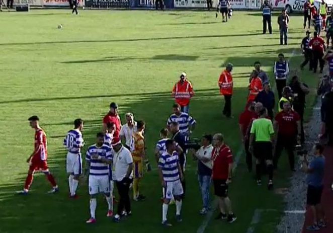 Cel mai urât derby UTA- Poli! Timişorenii s-au retras de pe teren