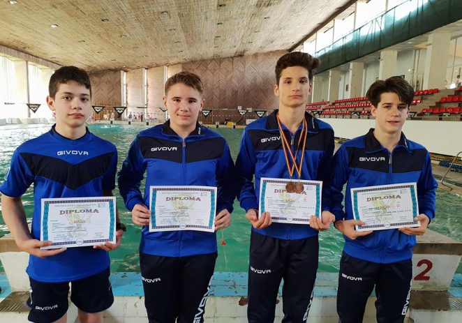 Înotătorii arădeni au urcat pe podiumul naţional şcolar