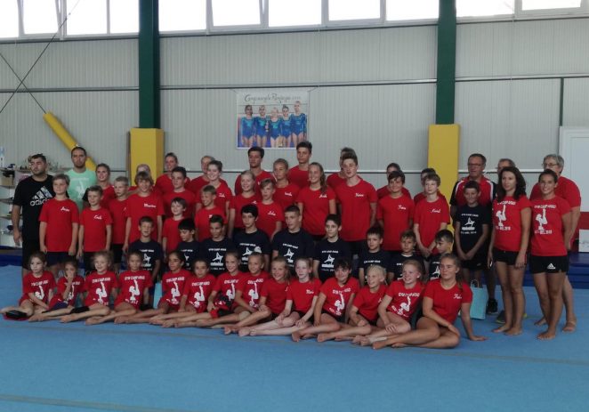 Cantonament al gimnaştilor, la sala “Emilia Eberle”