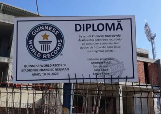 Istorie la Arad: stadionul UTA a intrat în Cartea Recordurilor!