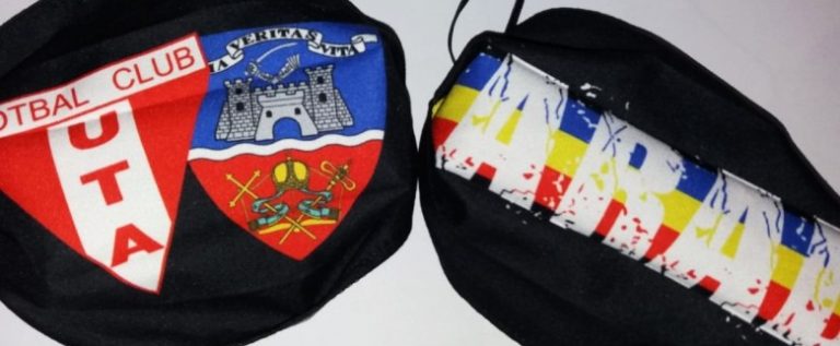 Arădenii îşi pot achiziţiona măşti personalizate cu UTA, de la sediul clubului