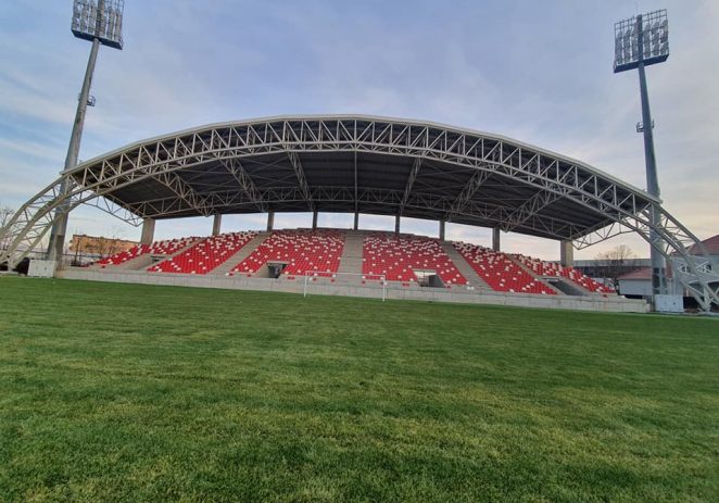 Lucrările de la stadionul „Francisc Neuman”, în grafic. Recepţia va fi făcută în august