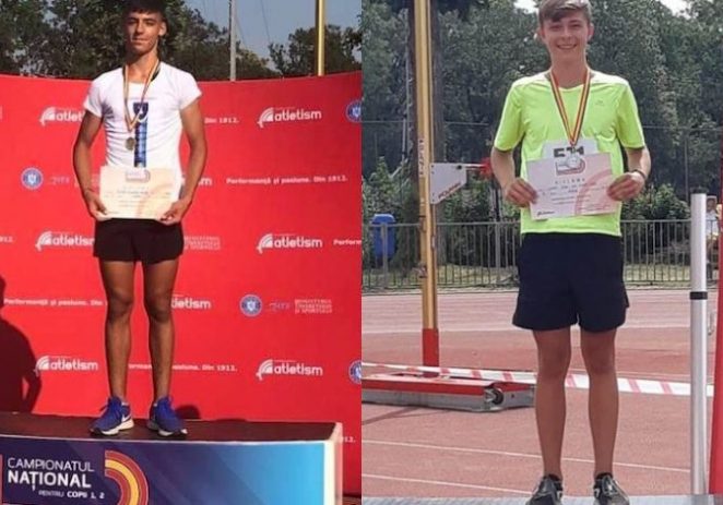Micii atleţi de la CSS Gloria, de trei ori medaliaţi la Campionatul Naţional