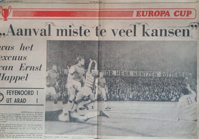 UTA rememorează marele ei gol! A trecut, de atunci, jumătate de secol…