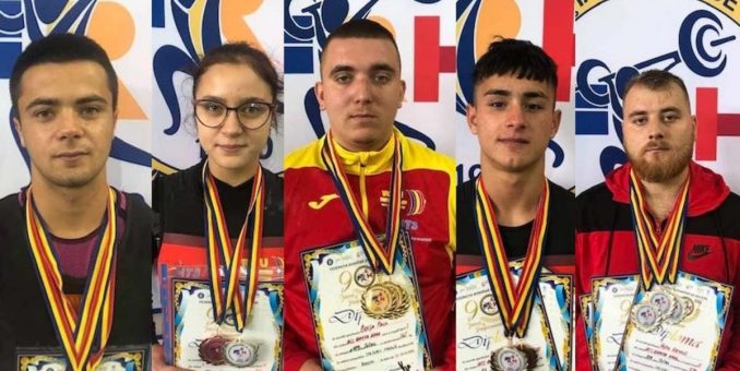 Salbă de medalii naţionale pentru halterofilii de la CS AMEFA