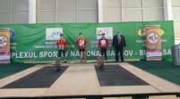 Halterofilul arădean Cosmin Krupla, triplu medaliat naţional de seniori