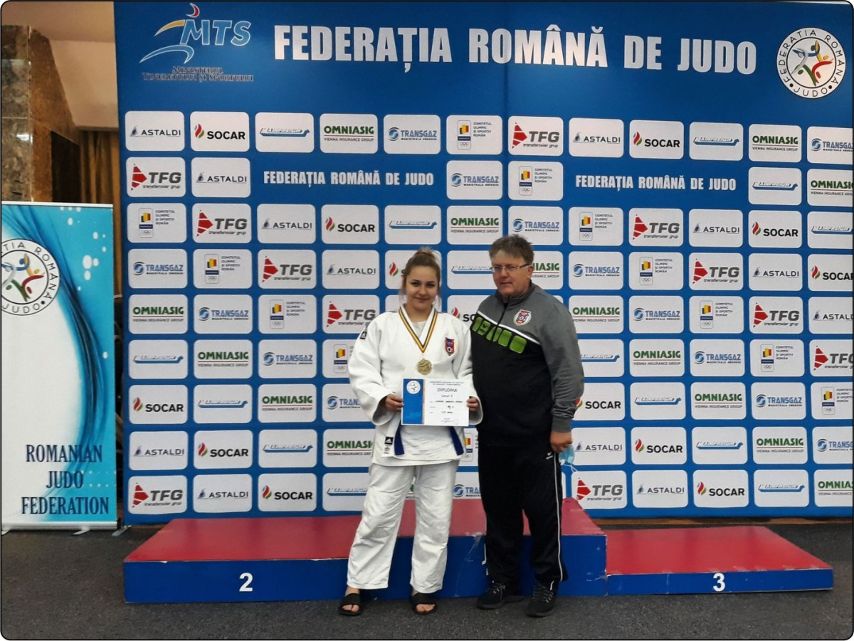  Judoka Andreea Ciopraga a cucerit bronzul naţional la junioare mari
