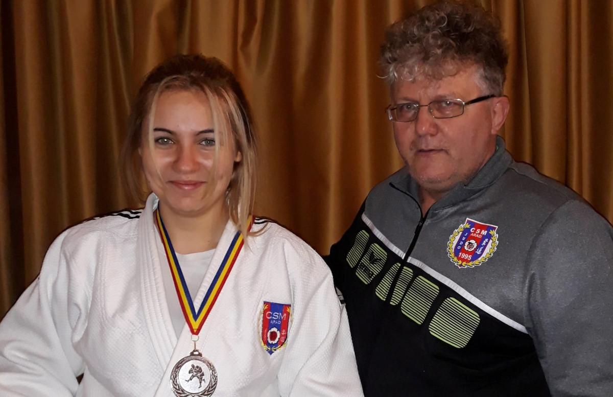  Judoka arădeană Andreea Ciopraga, vicecampioană naţională de tineret