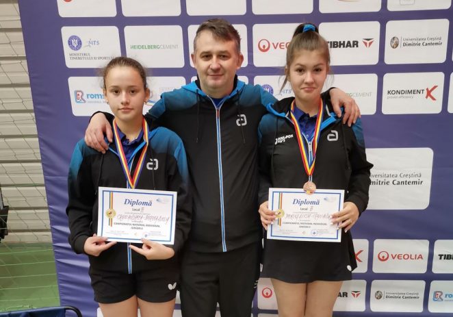 CSM Arad obţine încă două medalii naţionale la tenis de masă!
