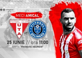 UTA joacă vineri un amical cu Şelimbăr, la meci sunt aşteptaţi toţi abonaţii