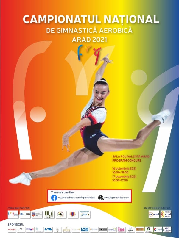  “Crema” gimnasticii aerobice româneşti e în weekend, la Arad!