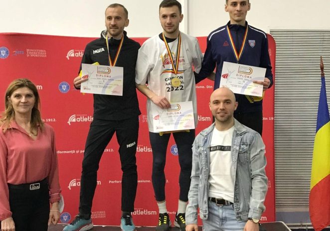 „Studentul” Nicolae Coman, titlu naţional la 1500 de metri! Vidrea şi Zatic au urcat şi ei pe podium