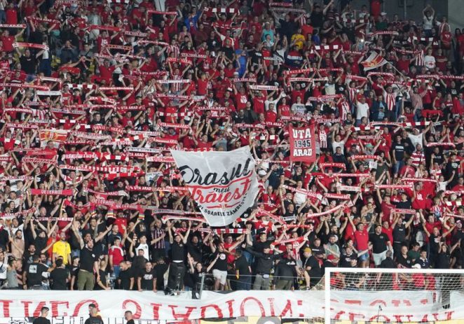 Clubul UTA a primit o nouă amendă, după show-ul fanilor din meciul cu Dinamo