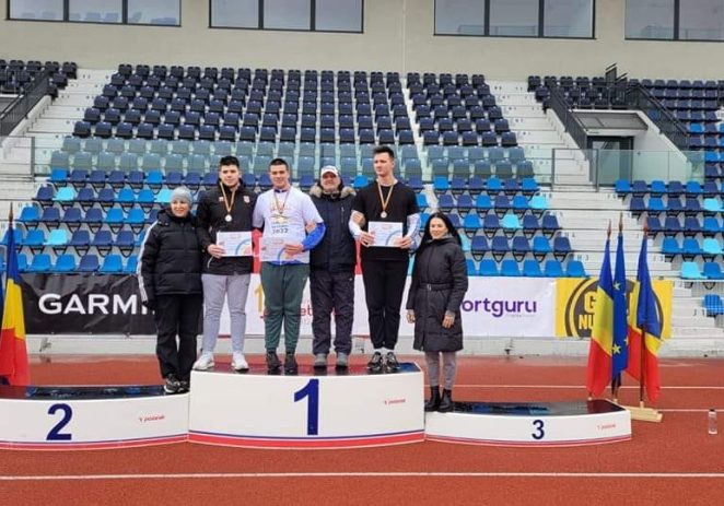 Atletul arădean Mihai Motorca, titlu naţional şi record personal în proba de disc a juniorilor!
