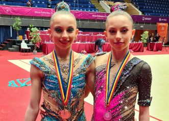 Gimnastele arădene de la ritmică, printre remarcate la Cupa Irina Deleanu 2022!