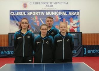 Arădencele de la CSM au încheiat Superliga de tenis de masă pe locul 6 şi vor juca în play-out