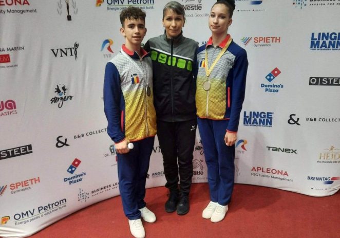 Gimnaştii de lot naţional ai CSM-ului – medaliaţi la Bucharest Aerobic Cup, urmează Mondialul din Portugalia!