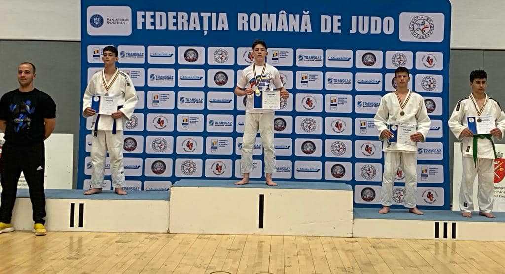  David Mercea este campion naţional la judo U15, Matei Kunszabo a luat argintul la U13!