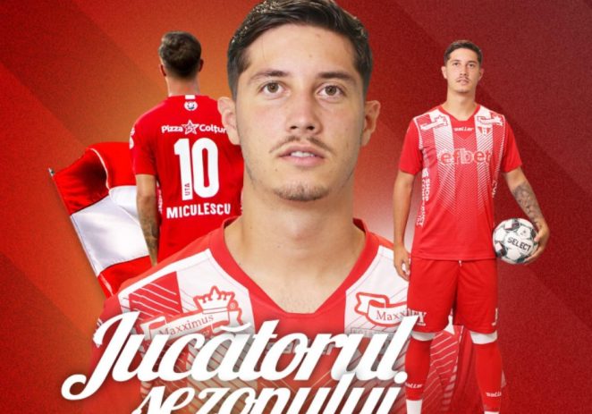 Suporterii au decis: golgheterul David Miculescu este fotbalistul sezonului la UTA
