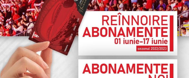 UTA vinde abonamente pentru sezonul 2022-2023 al ligii I