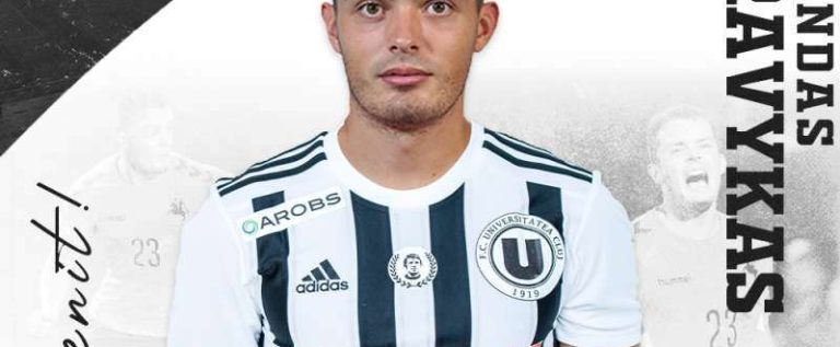 Ex-utistul Rolandas Baravykas a fost transferat de nou promovata în Liga 1, „U” Cluj
