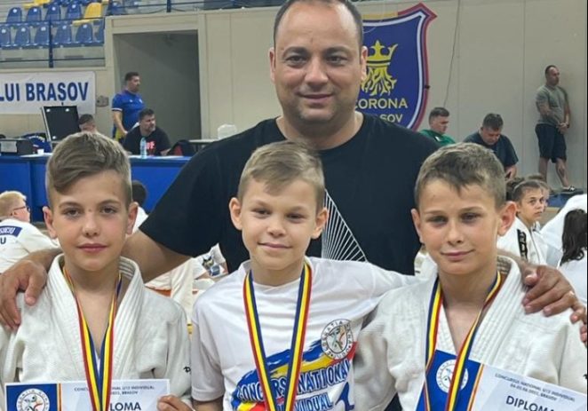 Salbă de medalii pe tatami pentru micii judoka ai cluburilor arădene!