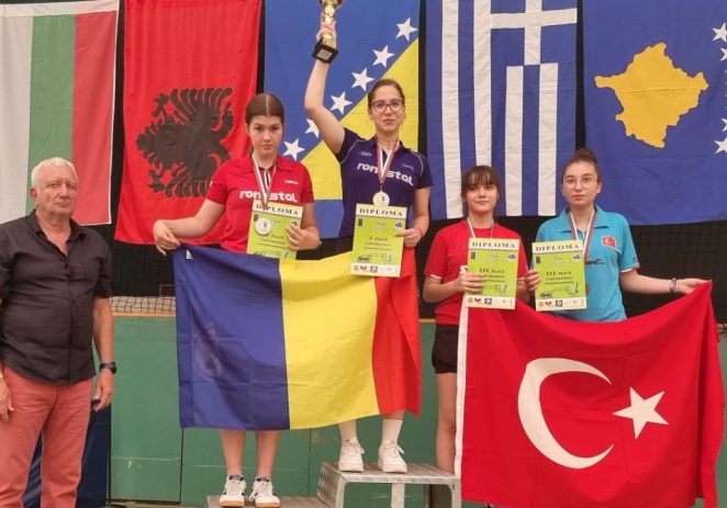 Alesia Sferlea şi-a completat palmaresul balcanic: este triplă medaliată, cu încă două podiumuri
