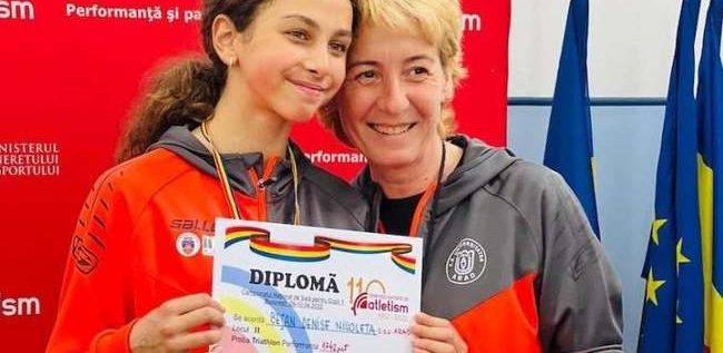 Atleta Denise Bejan, convocată la doar 13 ani sub tricolor