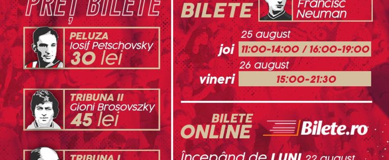 UTA scoate la vânzare biletele pentru meciul cu FCU, dar sunt mari emoții cu gazonul de pe Francisc Neuman!