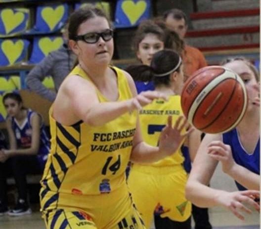 Pivotul de la Valbon Arad, Dariana Paușan, va juca la Europeanul de baschet U16